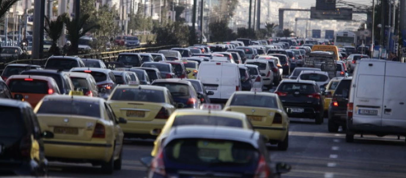 Αυξημένη η κίνηση στους δρόμους της Αττικής - Πού έχει μποτιλιάρισμα (χάρτης)